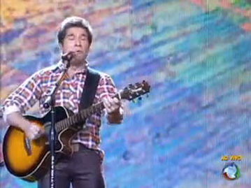 Daniel canta seus maiores sucessos no palco da final Daniel canta seus maiores sucessos no palco da final